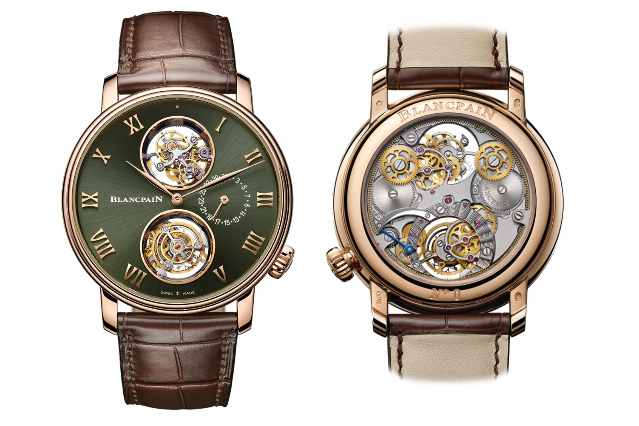 Blancpain Tourbillon Carrousel Blancpain Villeret 2322 Red Gold