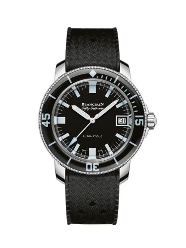 Blancpain Fifty Fathoms 5008 Black Dial, Stainless Steel