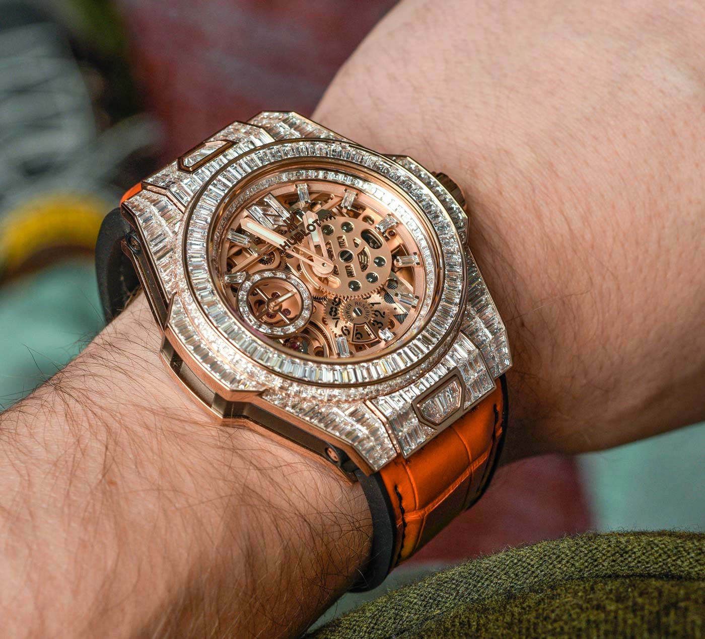 Hublot Big Bang Meca 10 414.OX Skeleton Dial, Red Gold, 45.0 mm