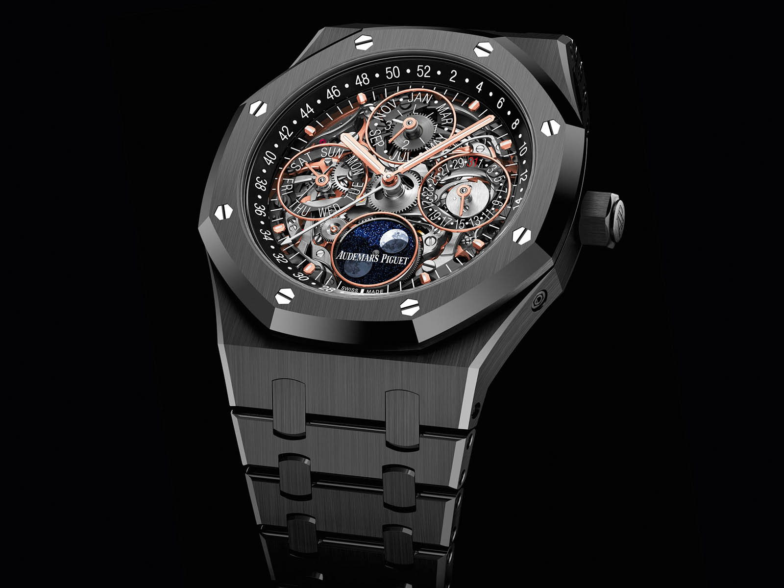 Audemars Piguet Royal Oak 26585 Black Ceramic, 41.0 mm, Perpetual