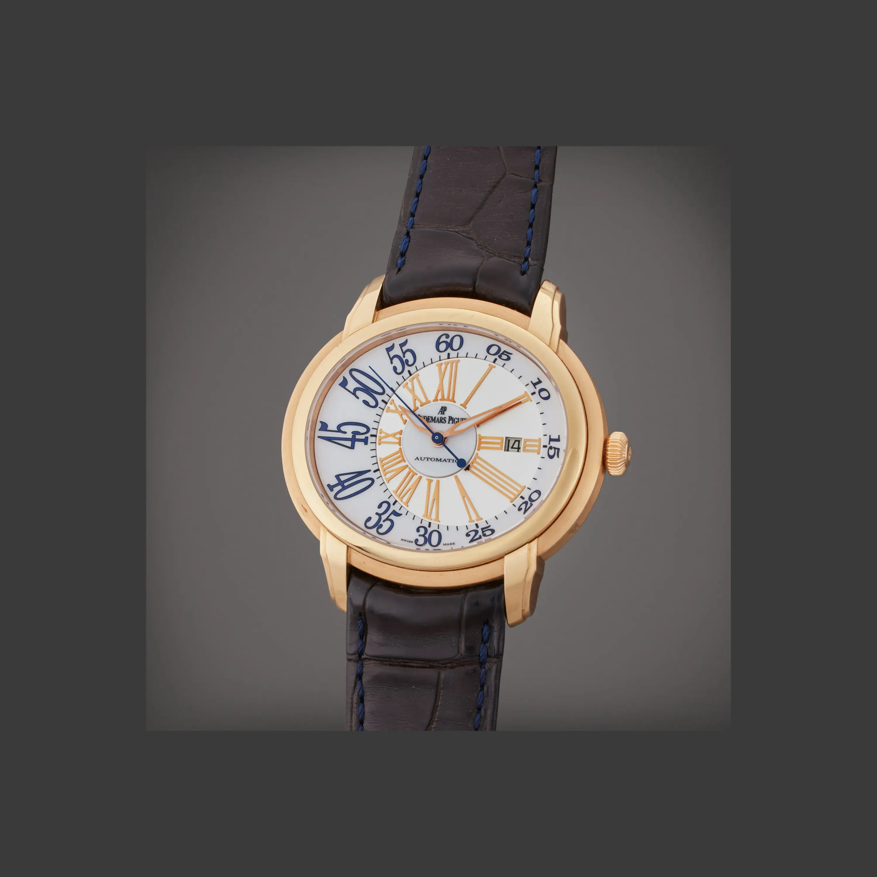 Audemars Piguet Millenary 14908 White Dial, 18 kt Yellow Gold