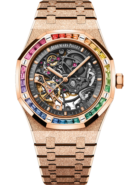 Audemars Piguet Royal Oak 15412 Skeleton Dial, Pink Gold, mm
