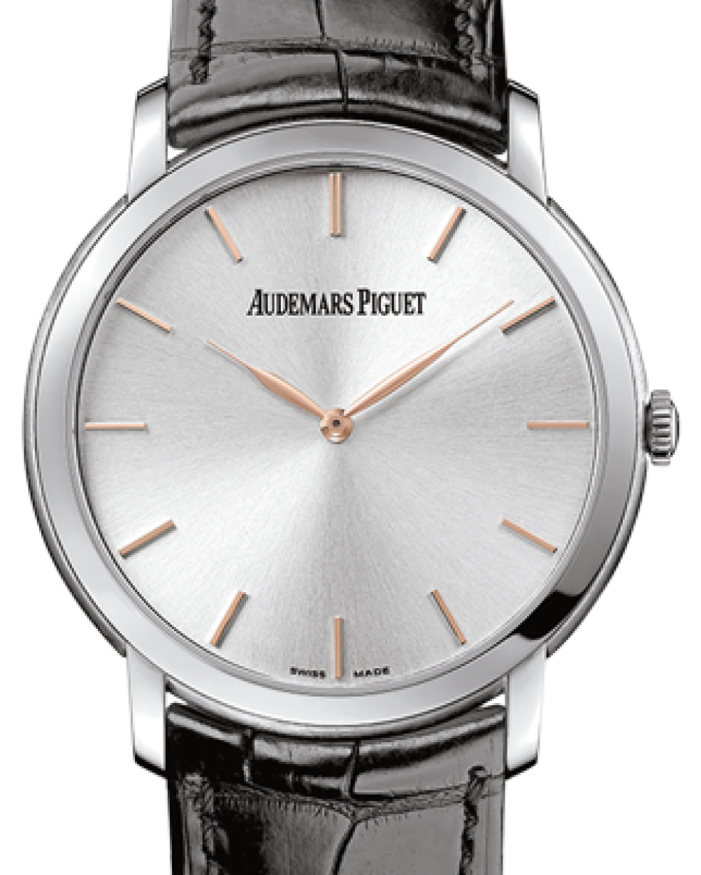 Audemars Piguet Jules Audemars 15180 Silver Dial, 18kt White Gold