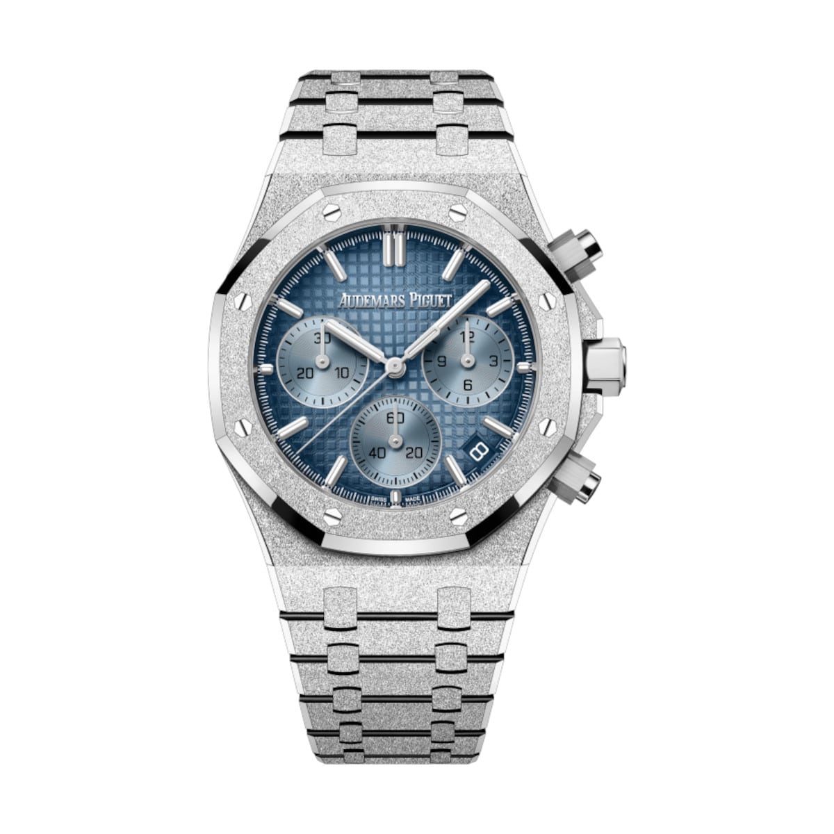 Audemars Piguet Royal Oak 26240 Smoked Blue Dial, 18 Carat White