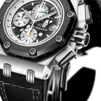 Audemars Piguet Royal Oak Offshore 26078 Black Dial, Titanium
