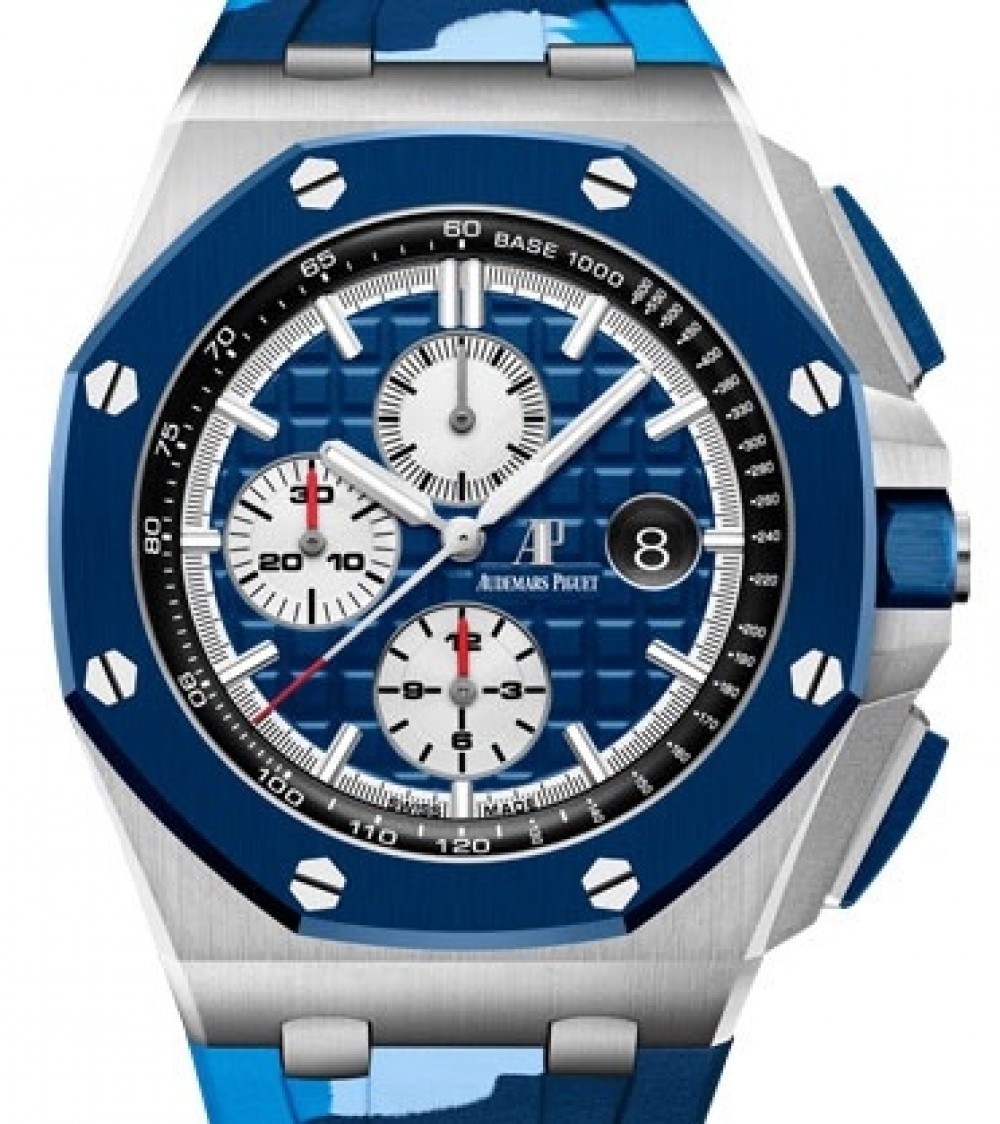 Audemars Piguet Royal Oak Offshore 26400 Blue Dial, Ceramic,