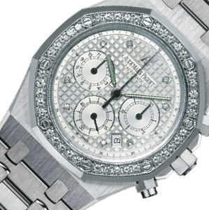 Audemars Piguet Royal Oak 25966 Grande Tapisserie Dial, White Gold