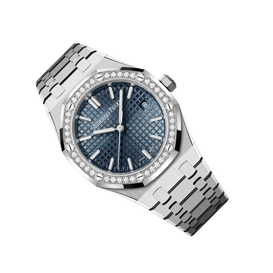 Audemars Piguet Royal Oak 77451 Bleu Nuit, Nuage 50 Dial