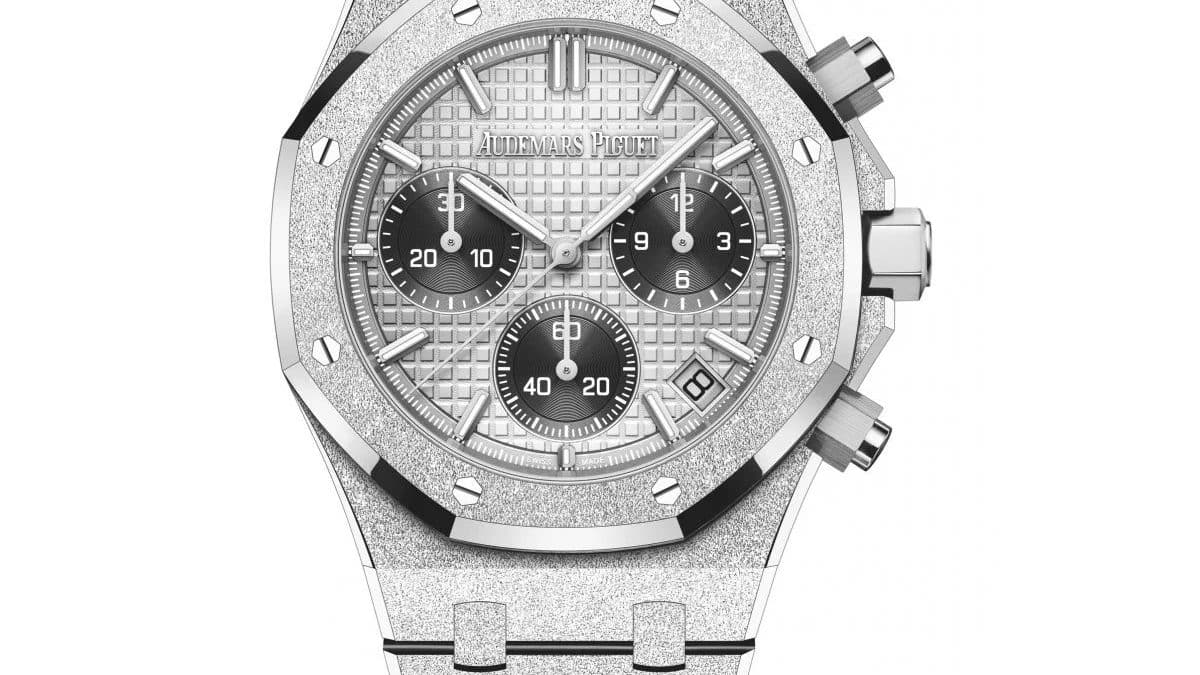 Audemars Piguet Royal Oak 26240 Grey Dial, Hammered 18 Carat White