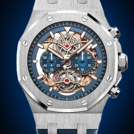 Audemars Piguet Royal Oak 26347 Blue Dial, Platinum, mm