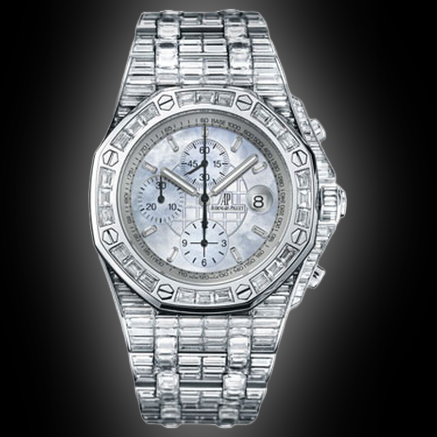 Audemars Piguet Royal Oak 26239 Grande Tapisserie Dial, 18 Carat