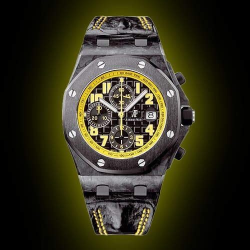 Audemars Piguet Royal Oak Offshore 26176 Black Dial, Forged Carbon