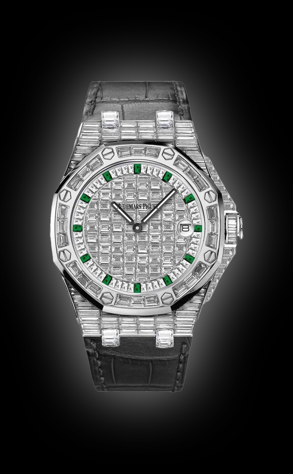 Audemars Piguet Royal Oak Offshore 67543 Emerald Hours Dial, White