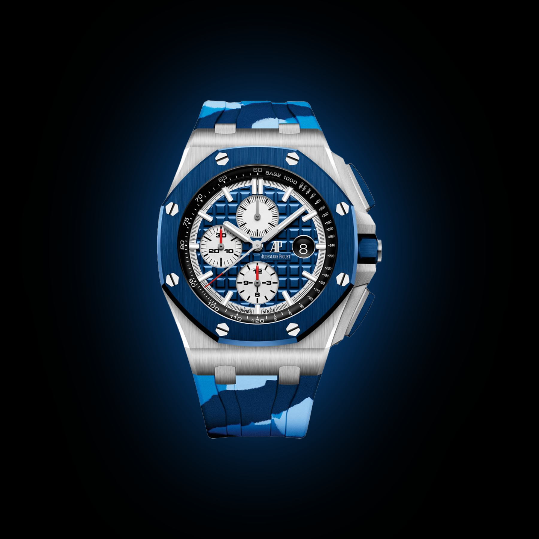 Audemars Piguet Royal Oak Offshore 26400 Blue Dial, Ceramic