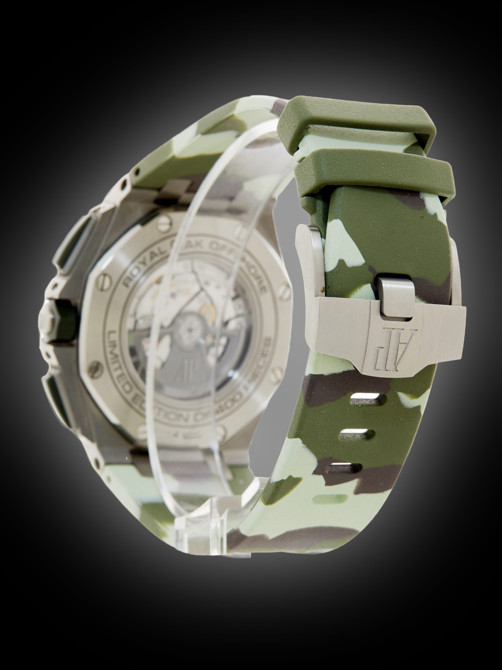 Audemars Piguet Royal Oak Offshore 26400 Green Dial, Ceramic, 44.0