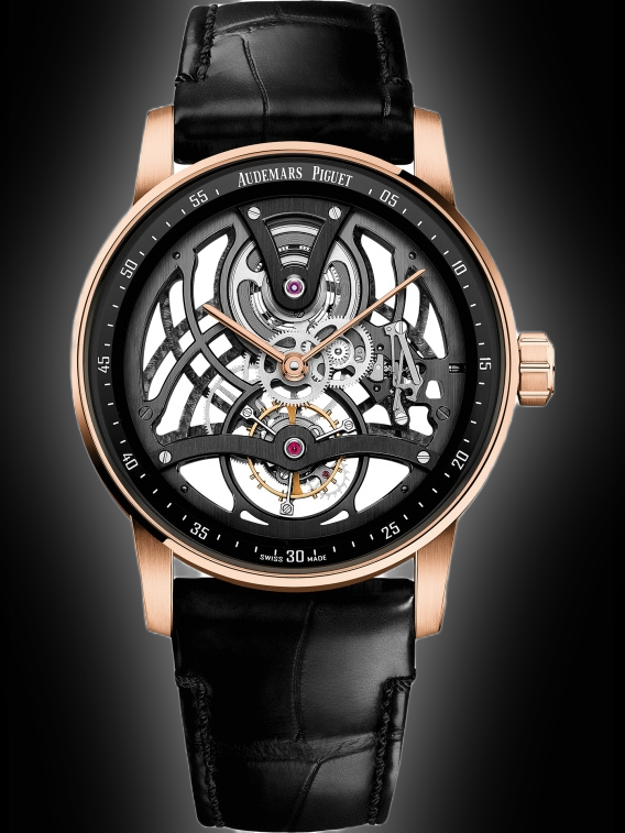 amenoiro★ Audemars Piguet CODE 11.59 26600 Black Dial, 18 Carat Pink