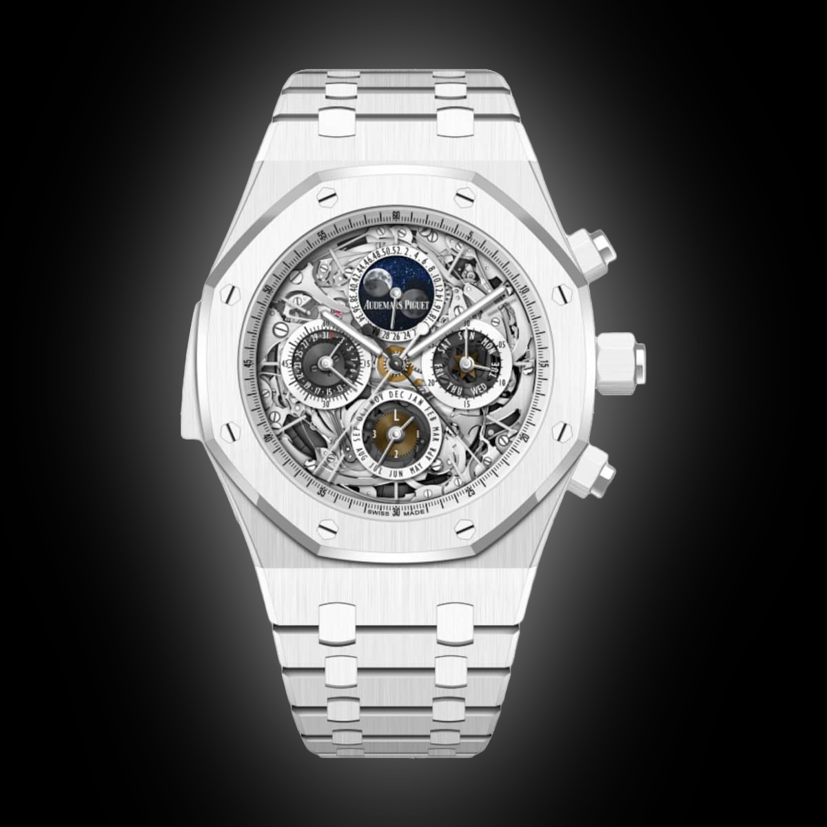 Audemars Piguet Royal Oak 26605 White Ceramic, 44.0 mm, Manual