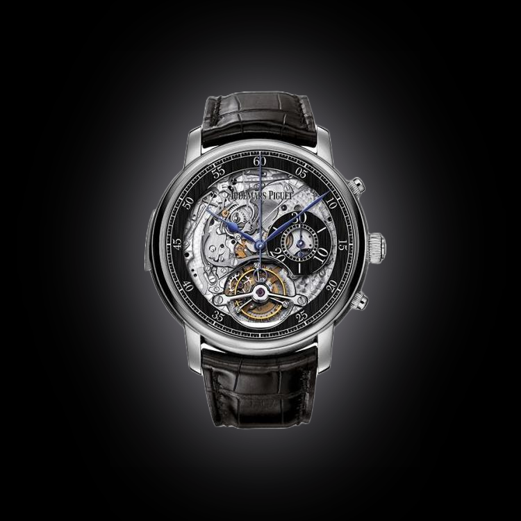 A. Lange & Söhne Saxonia 405 Grey Dial, 18 Carat Yellow Gold