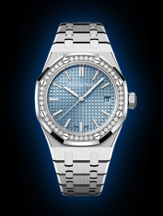 Audemars Piguet Royal Oak 15551 Light Blue Dial, Stainless Steel