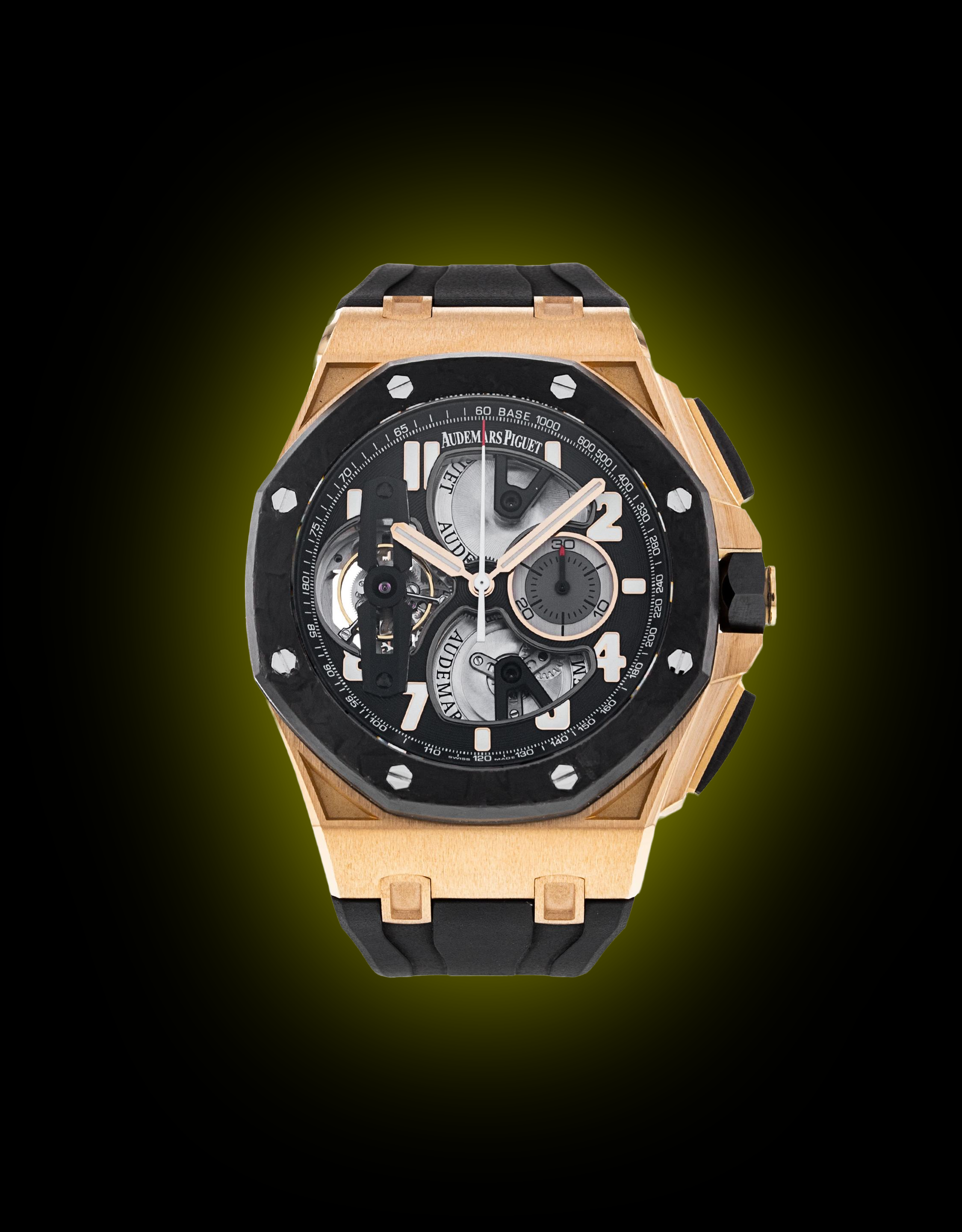 Audemars Piguet Royal Oak Offshore 26288 Black Dial, Pink Gold, 44.0 mm ...