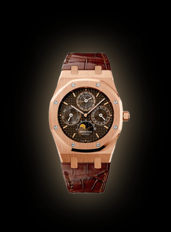 Audemars Piguet Royal Oak 26252 Brown Dial, 18kt Rose Gold, 39.0