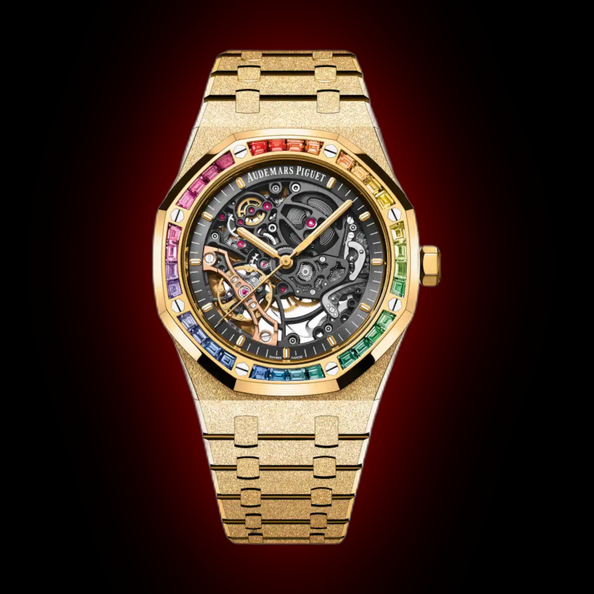 Audemars Piguet Royal Oak 15412 Hammered 18 Carat White Gold