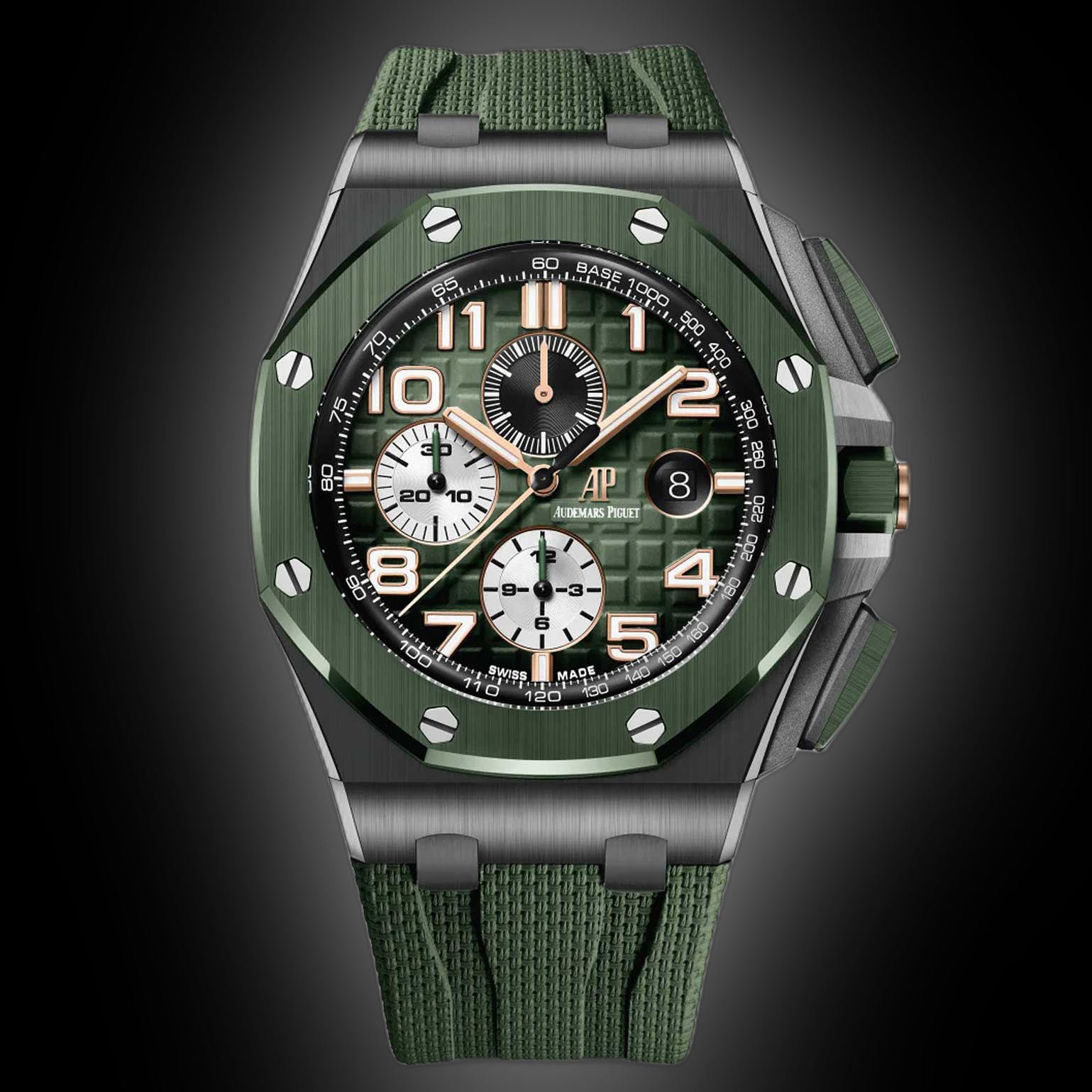 Audemars Piguet × PANGAIA グリーンパーカー final_1724413959_07c53d8c5e31a