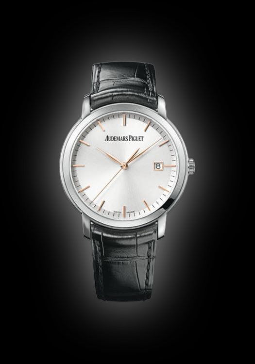 Audemars Piguet Jules Audemars 15170 Silver Dial, 18kt Pink Gold