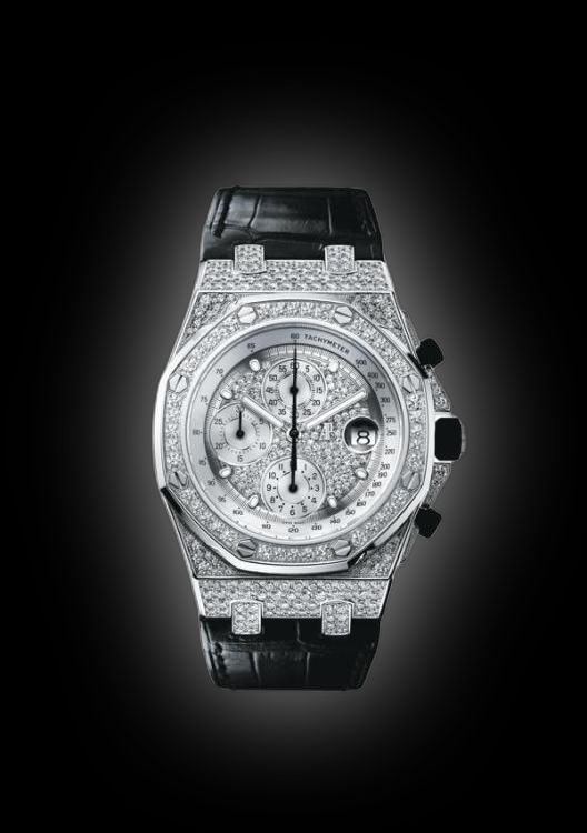 Audemars Piguet Royal Oak Offshore 26067 Diamond Pave Dial, 18kt