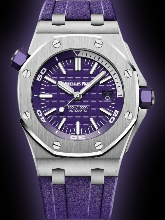 Ap Diver Crown Audemars Piguet Royal Oak Offshore 15710 Turquoise