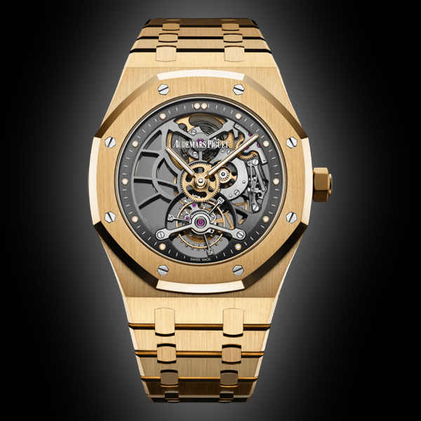 Audemars Piguet  Oak ボールペン本体 Audemars Piguet Royal Oak 26513 Slate Grey Skeleton Dial, Yellow