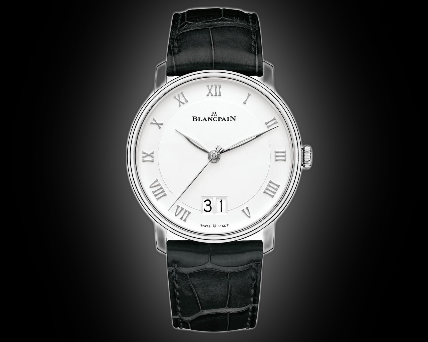 Blancpain Villeret 6669 White Dial, Steel, 40.0 mm, Self Winding