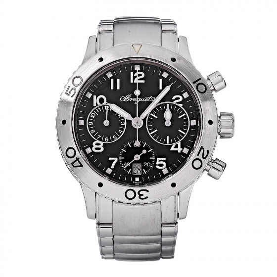 Breguet Transatlantic 4820 Chronograph black Dial Automatic Ladies Watch_866395 Breguet Transatlantic 4820 Chronograph black Dial Automatic  main image 4