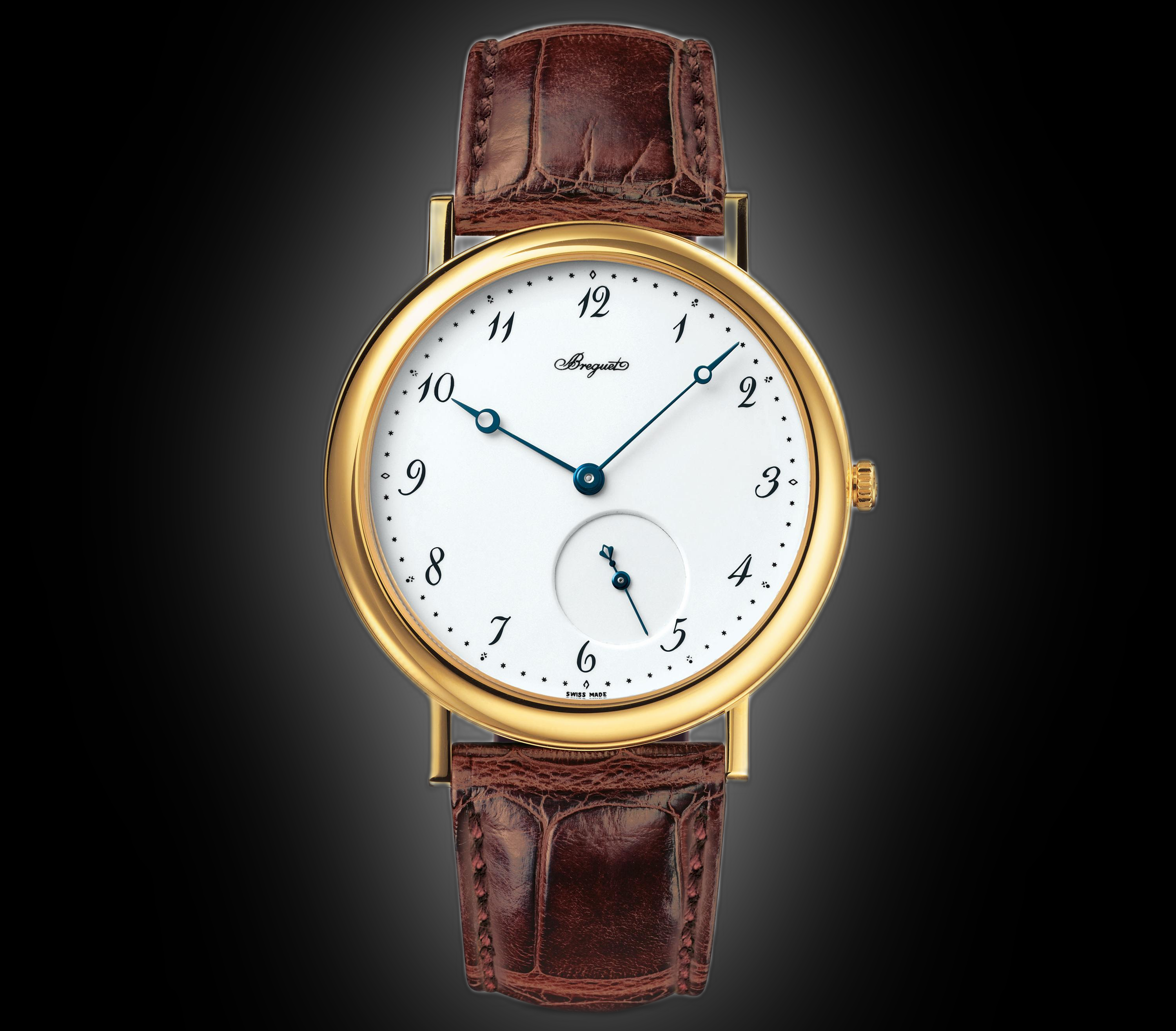 Breguet Classique 5140 Grand Feu Dial, White Gold, 40.0 mm, Self