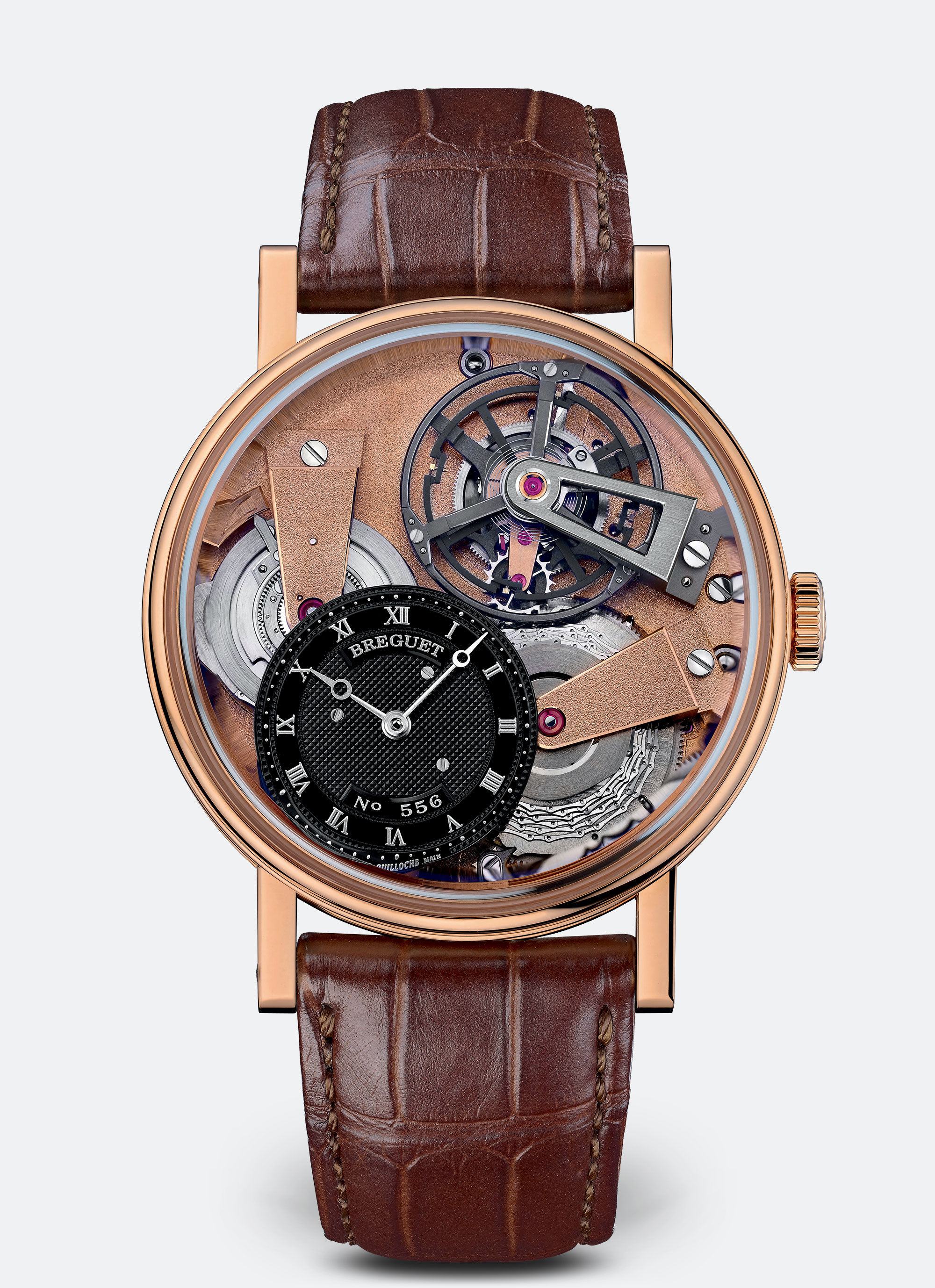Breguet Tradition 7047 Black Dial, 18K Rose Gold, 41.0 mm, Manual