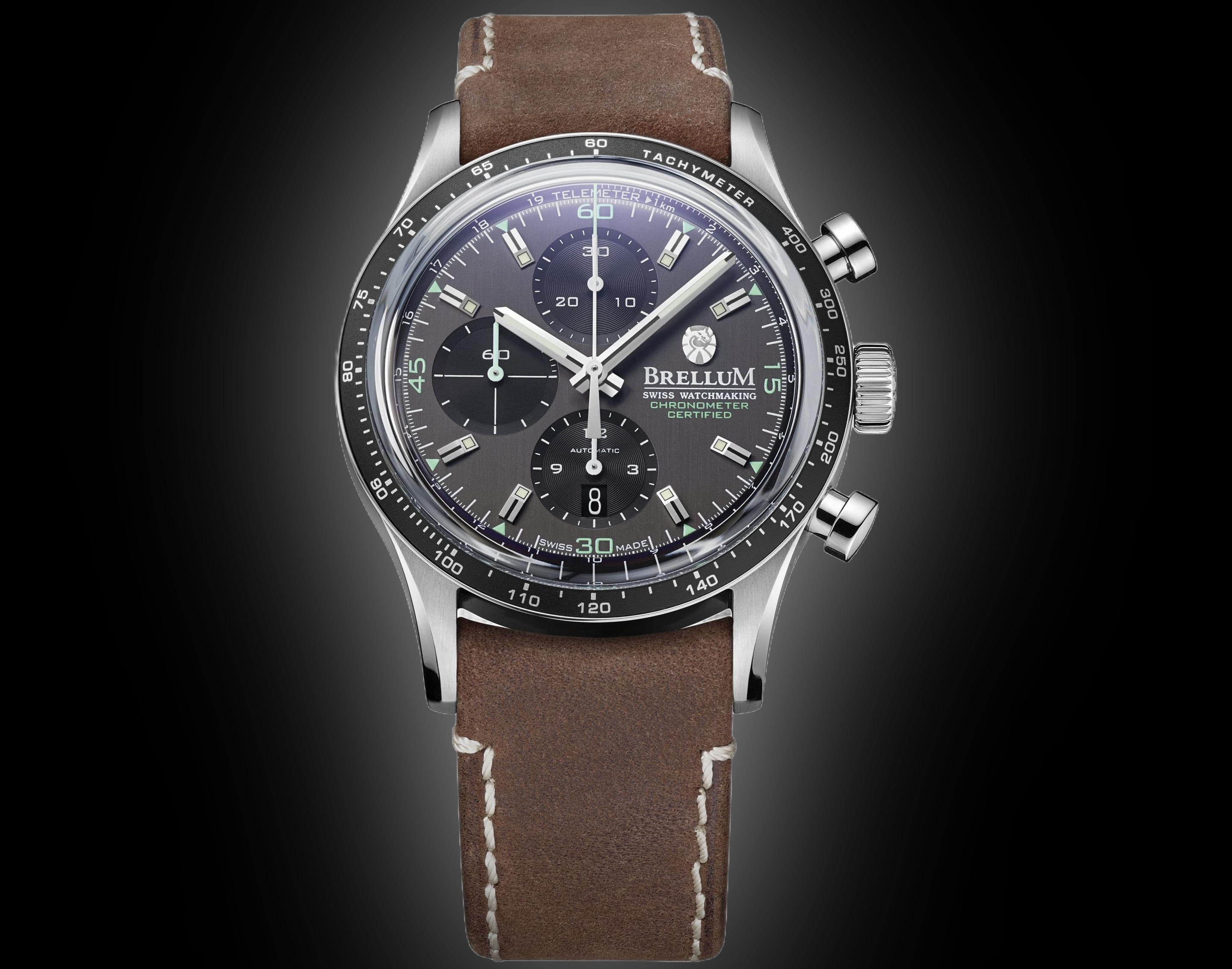 バルクオム Brellum Pandial DB.CH.3 Meteor Grey Dial, Stainless Steel, 44.0 mm