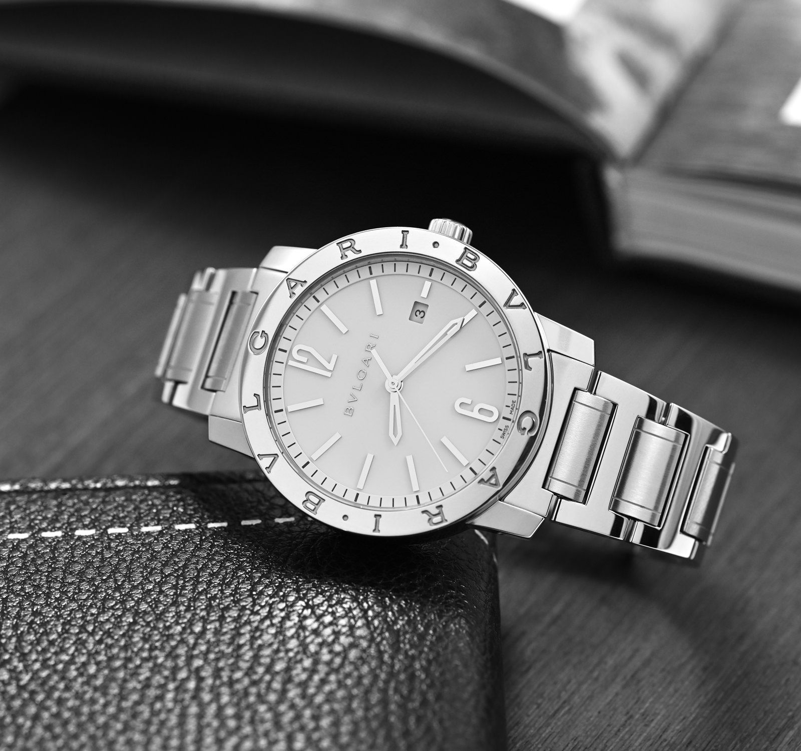 Bulgari Bulgari Solotempo White Dial, Stainless Steel, 41.5 mm