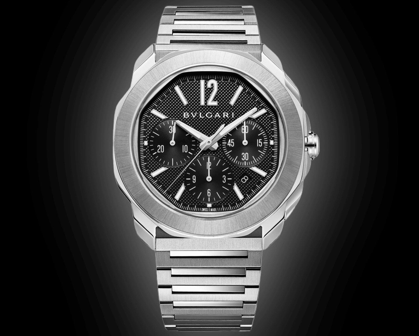Bulgari Octo Roma 42 mm, 100 m, Stainless Steel, Analog