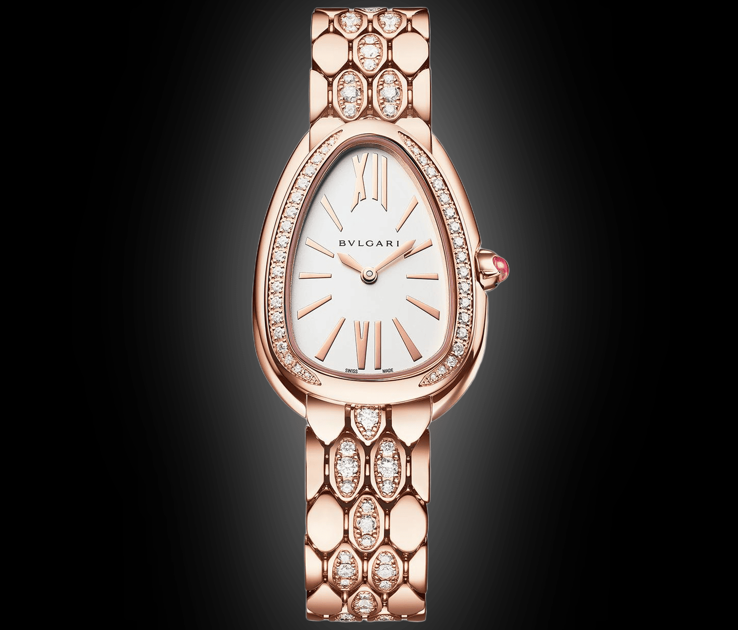 Bulgari Serpenti Seduttori Analog, Rose Gold, 33.0 mm, 30 m