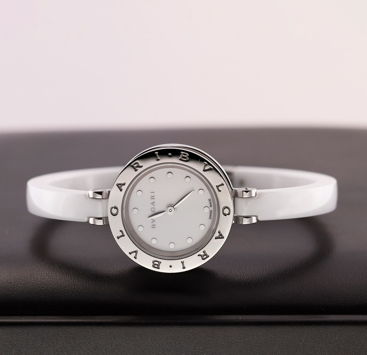 BVLGARI B.zero1 ホワイトレザー腕時計 ブルガリ Bzero1 レディース 腕時計 ブルガリ ビー・ゼロワン