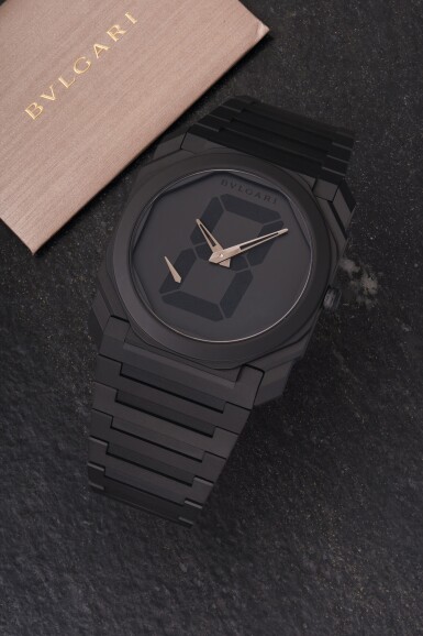 Bulgari Octo Finissimo Blue Dial, Ceramic, 40.0 mm, Tatsuo