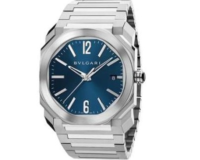 Bulgari Octo Solotempo Blue Dial, Stainless Steel, 38.0 mm