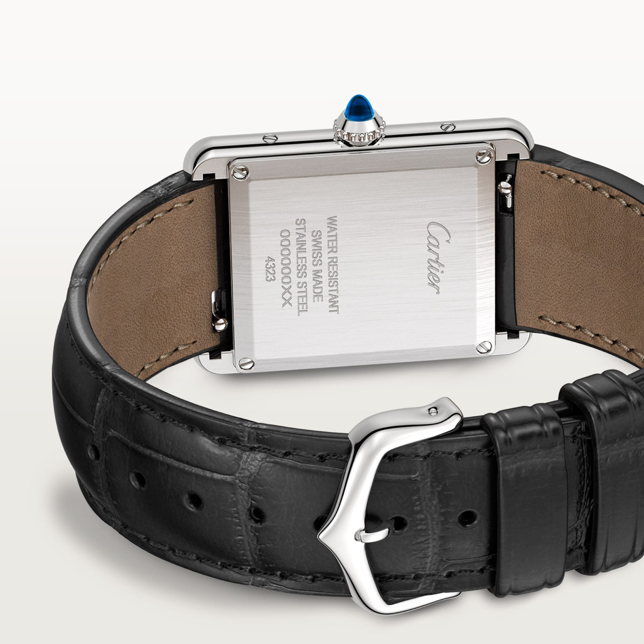 Cartier Tank Must WSTA Black Dial, Steel, 25.5 mm, Quartz