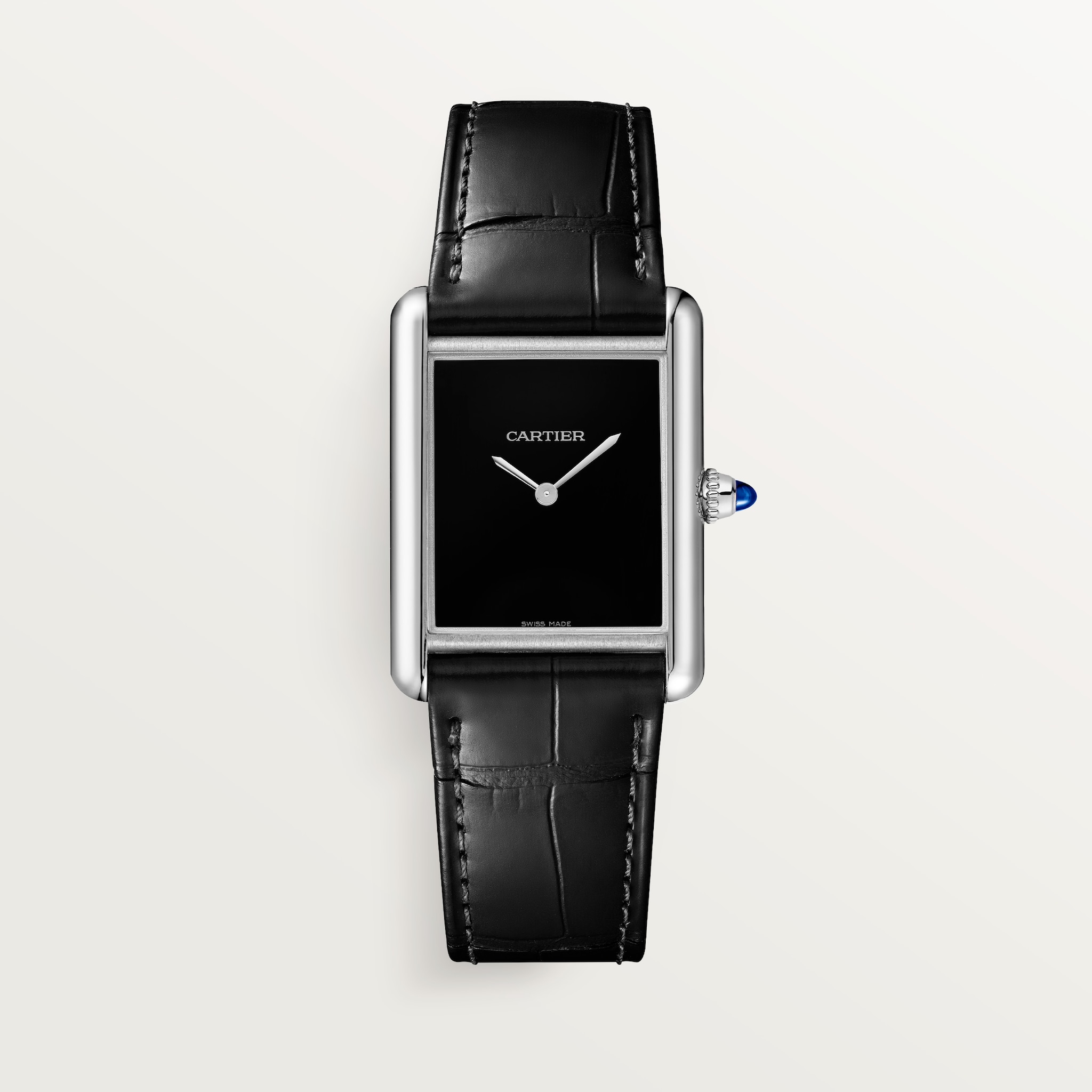 Cartier Tank Must WSTA Black Dial, Steel, mm, Quartz