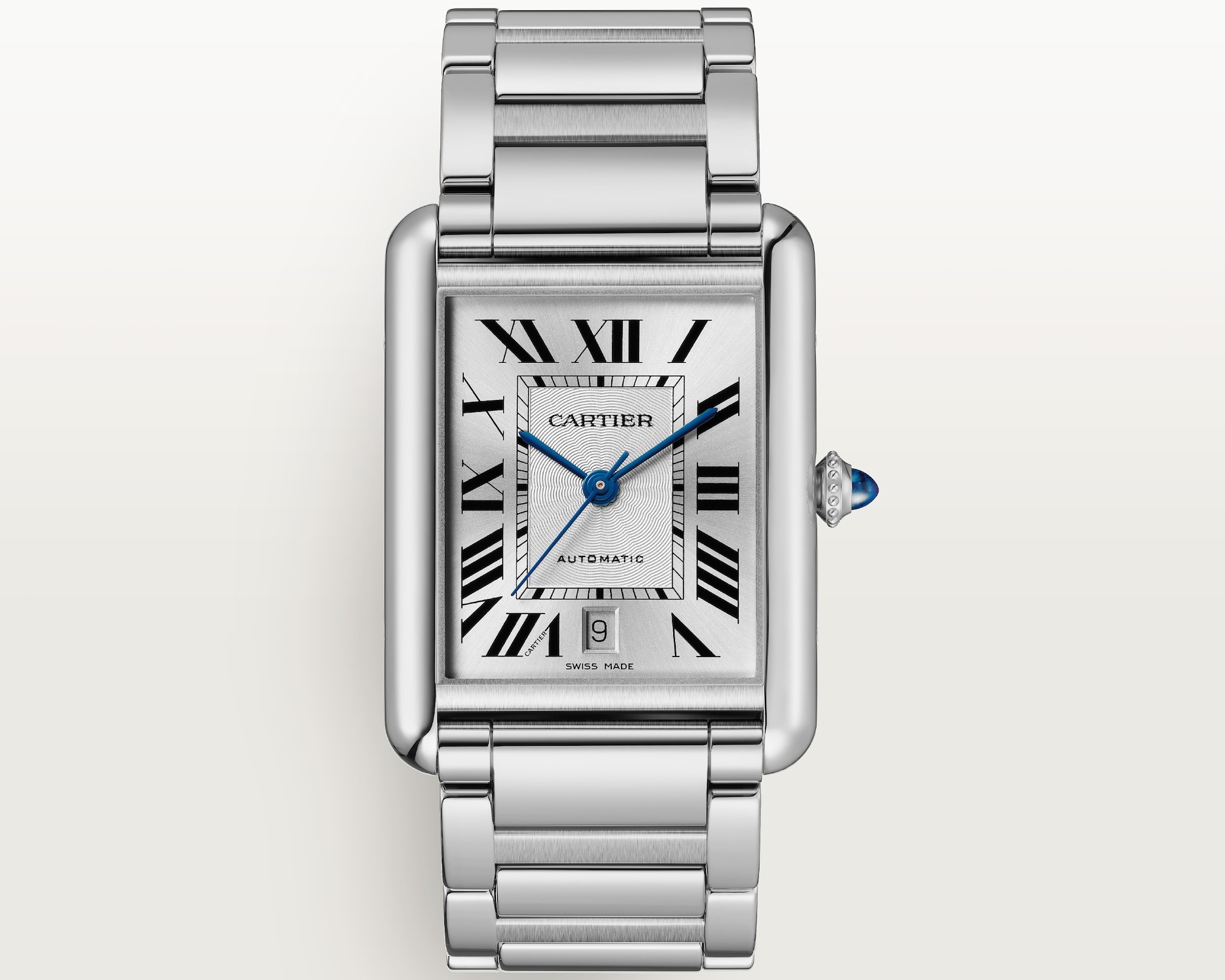 Cartier Watch Tank Mast LM Rectangular Silver Dial SS Quartz Analog Cartier - Tank Must Solid Silver LM - 1990s main image 3