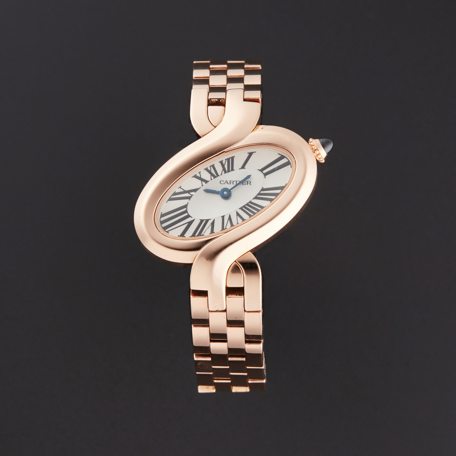 Cartier Delices de Cartier WG80 Brushed Pink Gold Dial, Analog