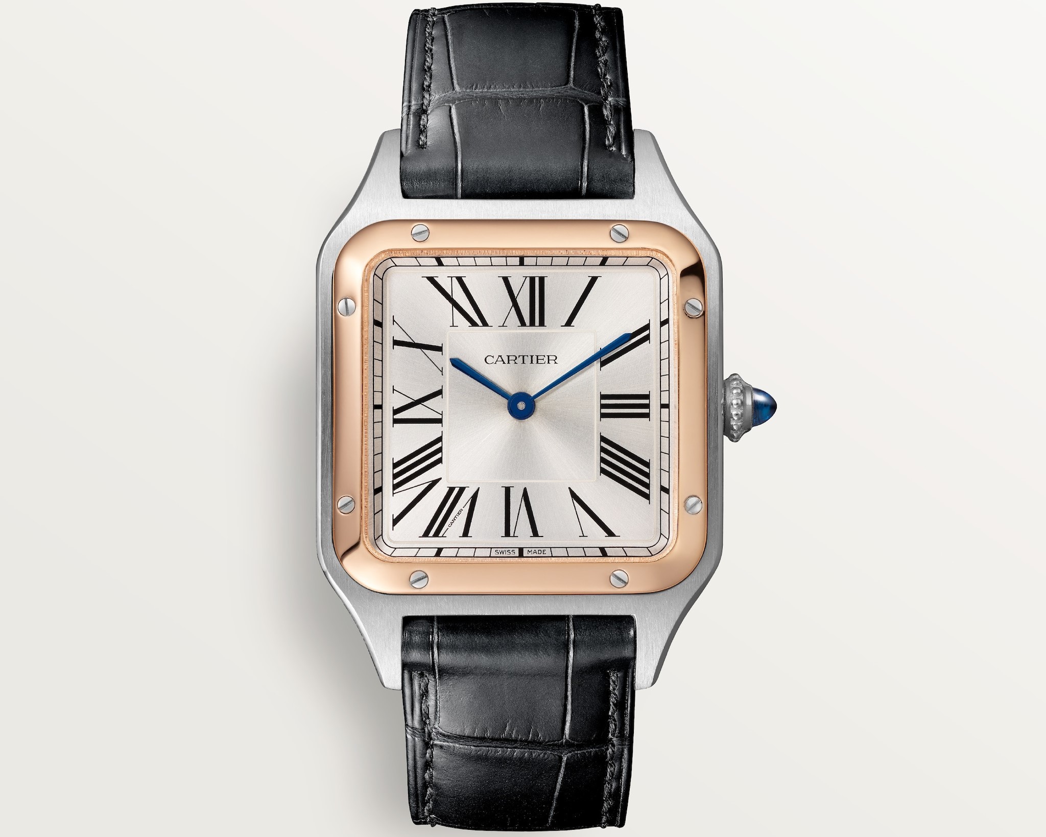 【Cartier】santos de Cartier LM コマ2つ Cartier】santos de Cartier LM コマ2つ