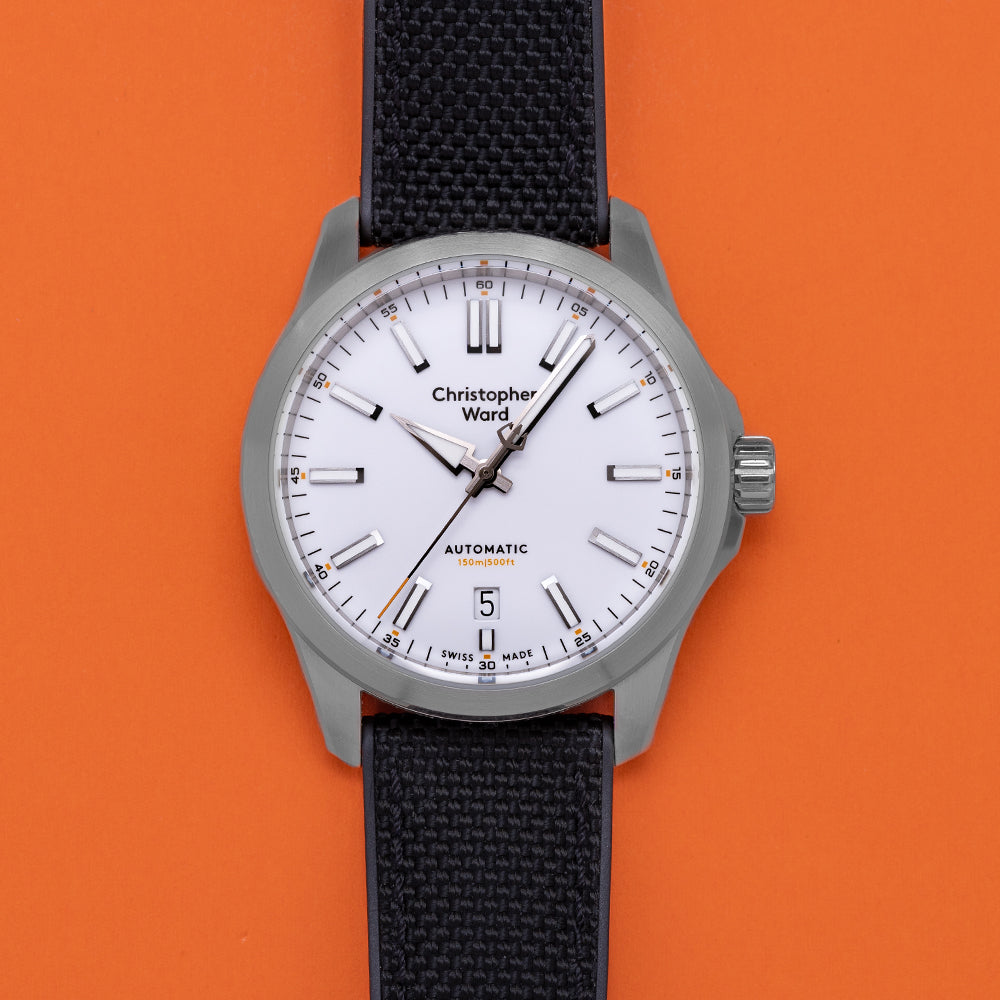 Christopher Ward Sealander C63 White Dial, Stainless Steel,