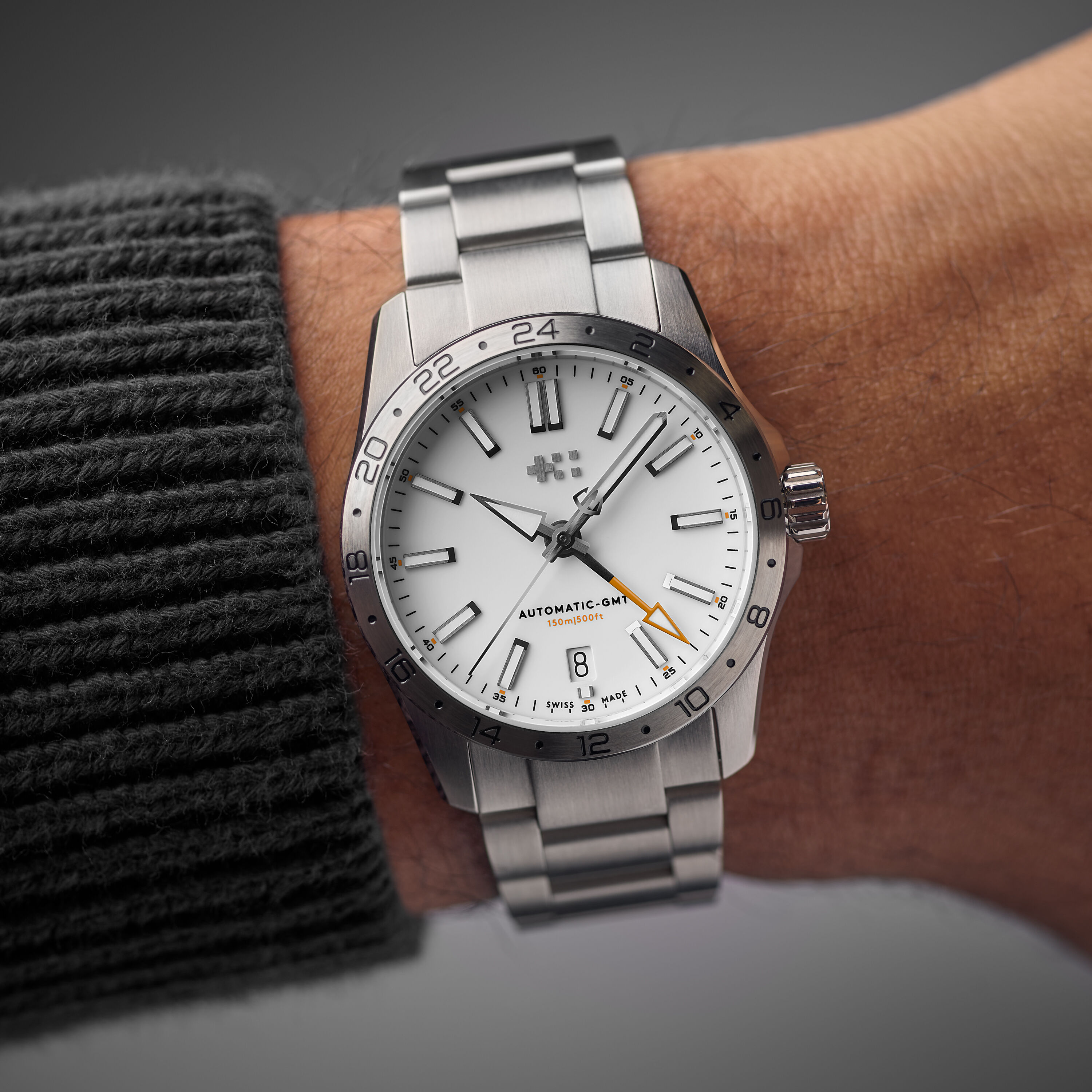 Christopher Ward Sealander C63 White Dial, Stainless Steel, 36.0