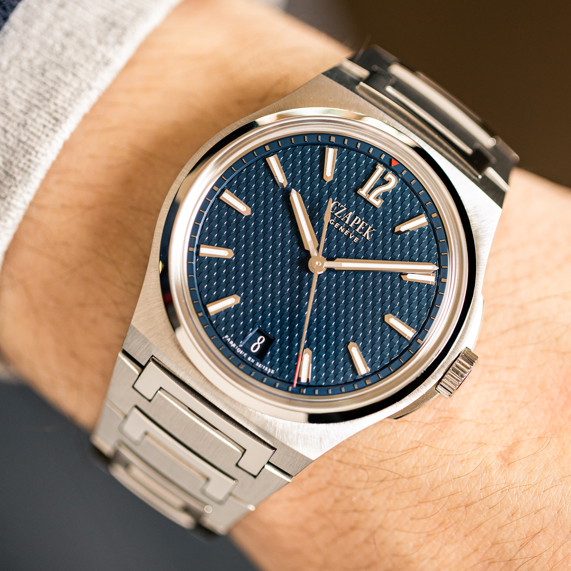 Czapek Antarctique Deep Blue Dial, 40.5 mm, Passage DE Drake, Self 